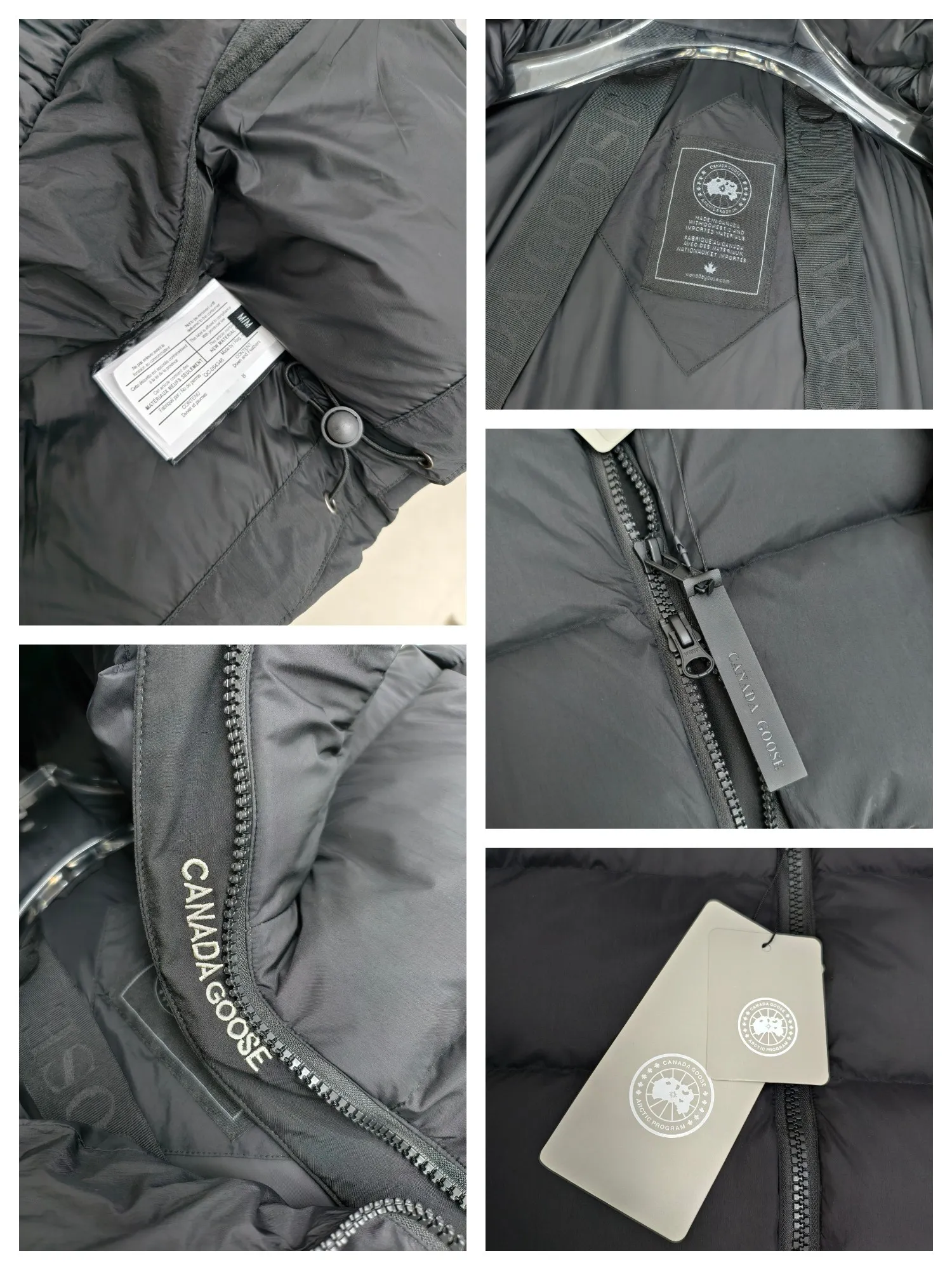 P880 Big Goose Ouyang Nana Second Generation (higher version) Canada goose Canada Goose Black Label Down Jacket A must-have in the outerwear world, the Big Goose Black Label down jacket! The latest designer styles! The goose down jacket has always been a popular element of fashion and is loved by experts from all walks of life! Fashionable hooded cut, high-end customer-supplied fine goose down, high resilience, smooth zipper, strong and firm. Pockets on both sides can store small items, free your hands, and you can go out without worries. It can also meet the need of putting your hands in your pockets👏👏Produced by Big Goose, it can be used as a group uniform by many celebrities. This down jacket uses a double-layer anti-down lining design, which has strong windproof performance and will be very warm in winter! Newly labeled white duck down filling, high fluffiness, windproof hooded design. When walking outdoors, pull the collar to the highest position, put your hands in the pockets and it will be very warm. It can be easily controlled by all body types! The interior is equipped with an elastic snow skirt design for better wrapping. The simple and neat style design highlights the masculine temperament. The impeccable style is classic and never goes out of style. It is warm and practical, and it is versatile! You can enter with your eyes closed!  Color: Black Khaki Size: XS-XXL